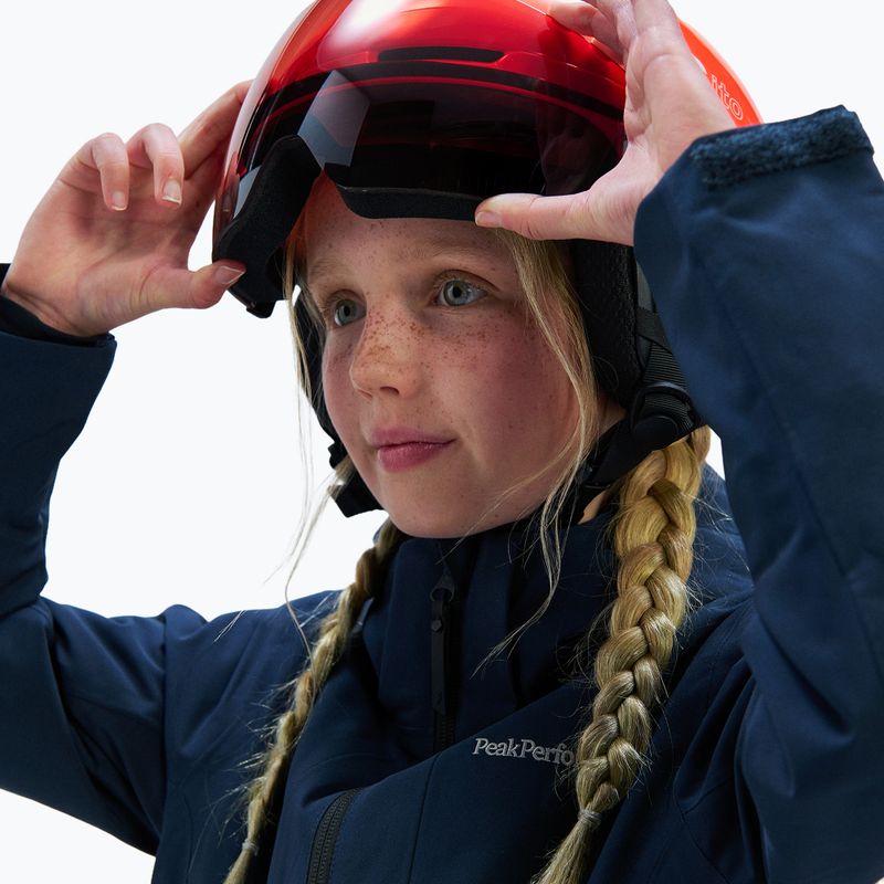 Detská lyžiarska prilba POC POCito Obex Visor S2 Jr fluorescent orange 9