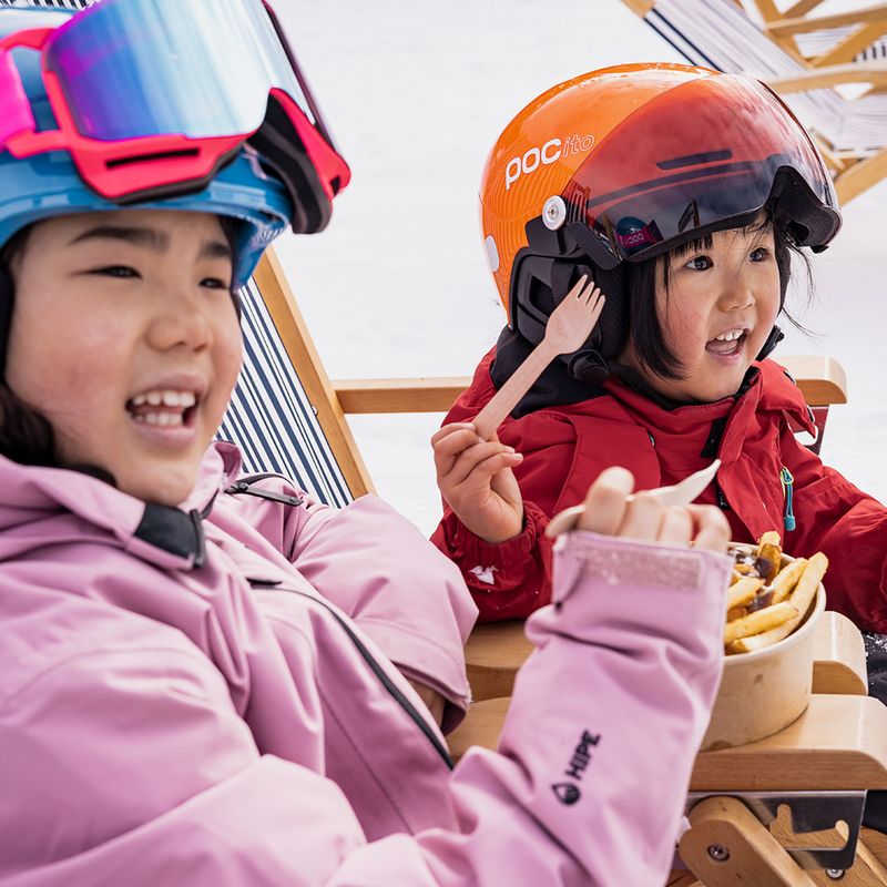 Detská lyžiarska prilba POC POCito Obex Visor S2 Jr fluorescent orange 11