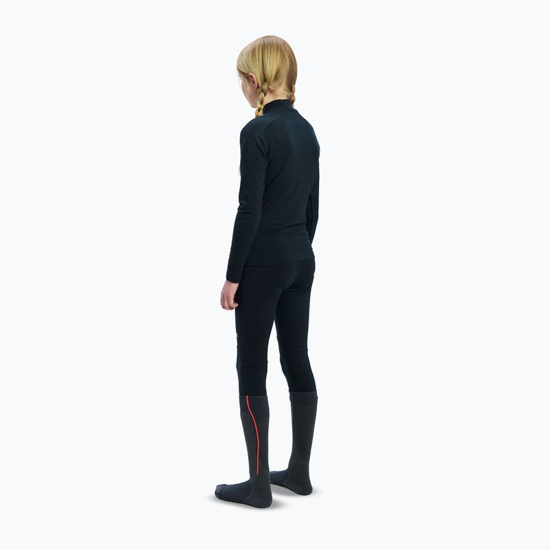 Detská termo mikina POC Layer Merino Mock Neck Jersey Jr uranium black 5
