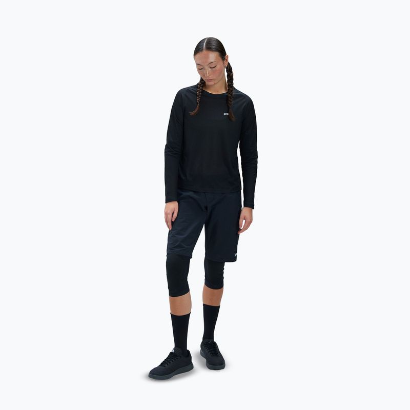 Dámsky cyklistický dres longsleeve POC Motion Air uranium black 2