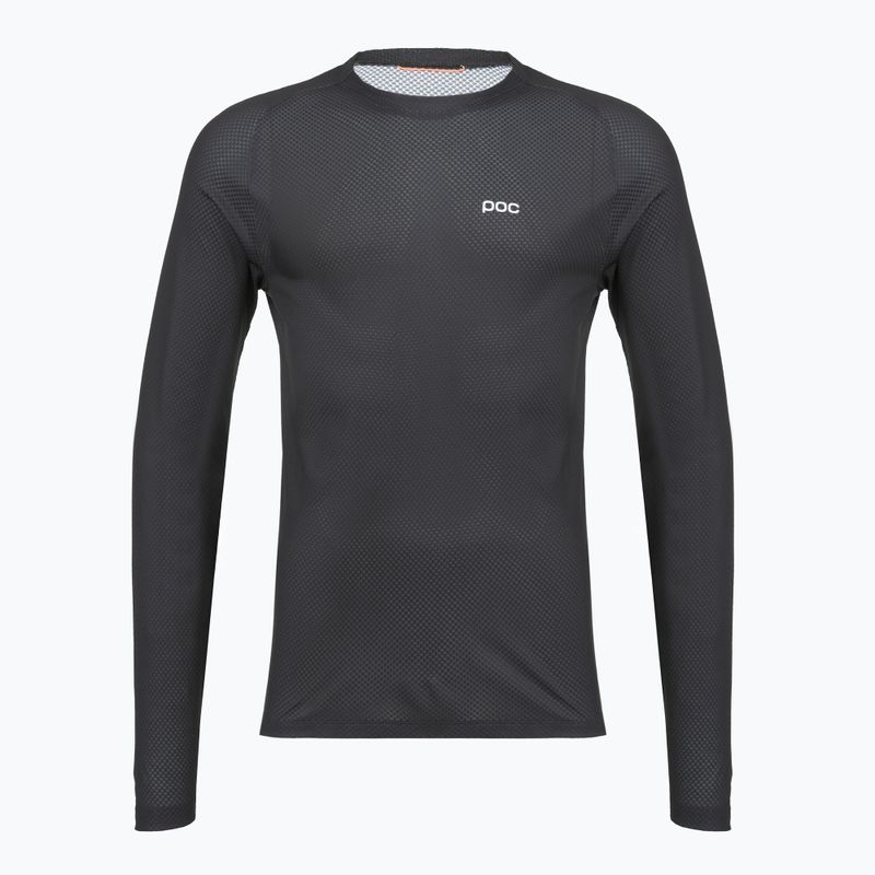 Pánsky cyklistický dres s dlhým rukávom POC Motion Air Jersey uranium black