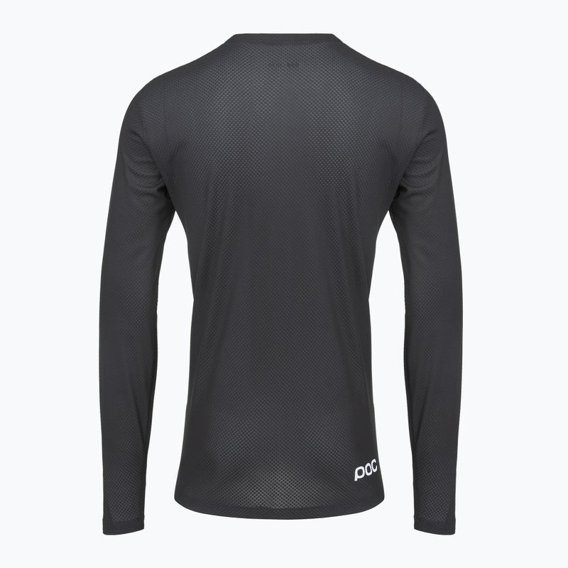 Pánsky cyklistický dres s dlhým rukávom POC Motion Air Jersey uranium black 2