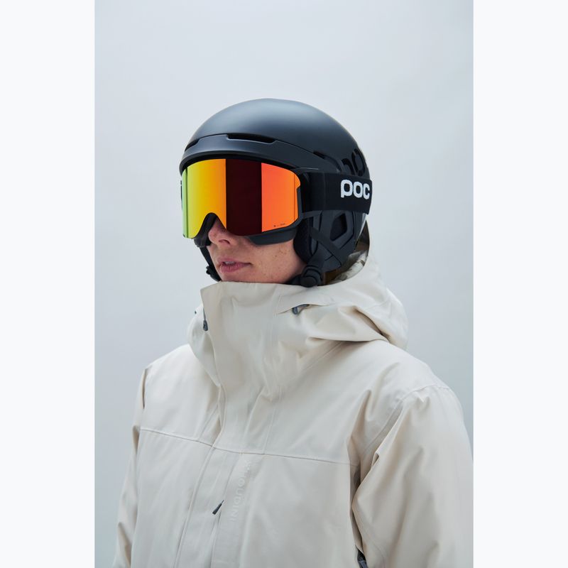 Lyžiarske okuliare POC Nexal Mid uranium black/partly sunny orange 5