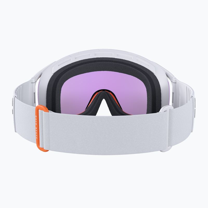 Lyžiarske okuliare POC Zonula Race hydrogen white/zink orange/partly blue 4