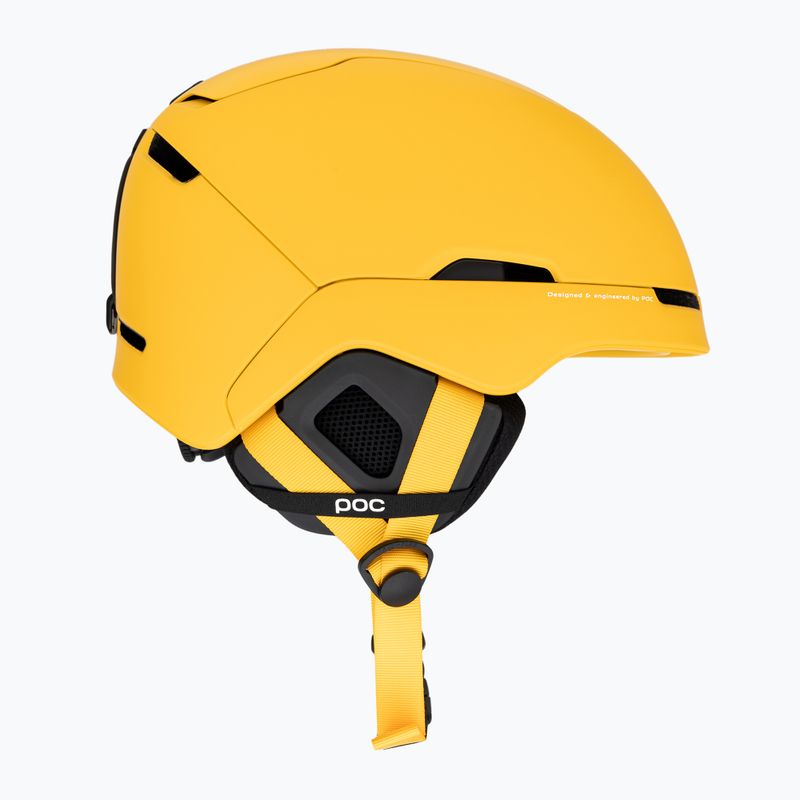 Lyžiarska prilba POC Obex MIPS sulphite yellow matt 4
