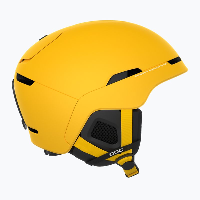 Lyžiarska prilba POC Obex MIPS sulphite yellow matt 7