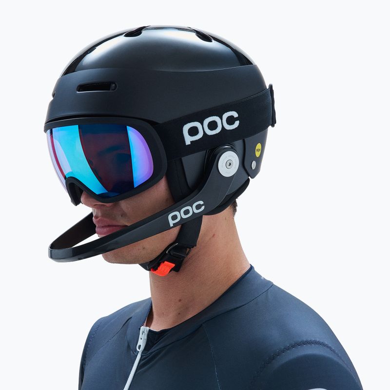 Lyžiarske okuliare POC Fovea uranium black/partly sunny blue 5