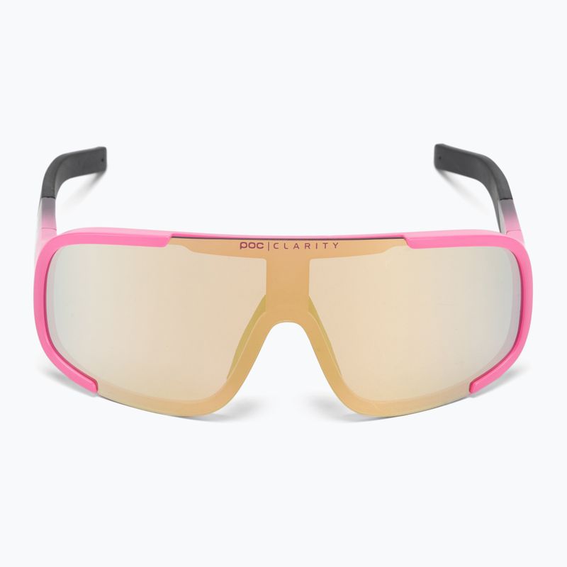 Cyklistické okuliare POC Aspire pink/uranium black translucent/clarity road gold 3