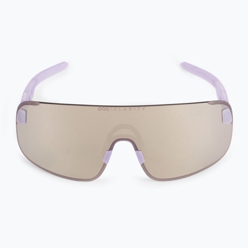 Cyklistické okuliare POC Elicit purple quartz translucent/clarity road silver 4