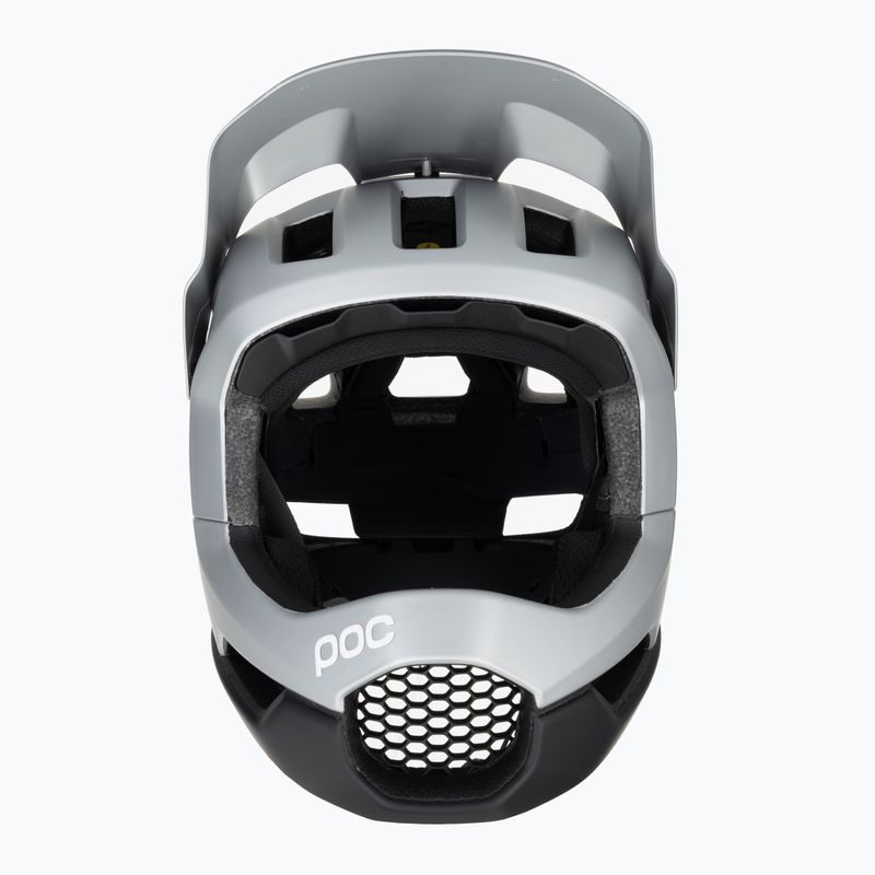 Cyklistická prilba POC Otocon Race MIPS argentite silver/uranium black matt 2