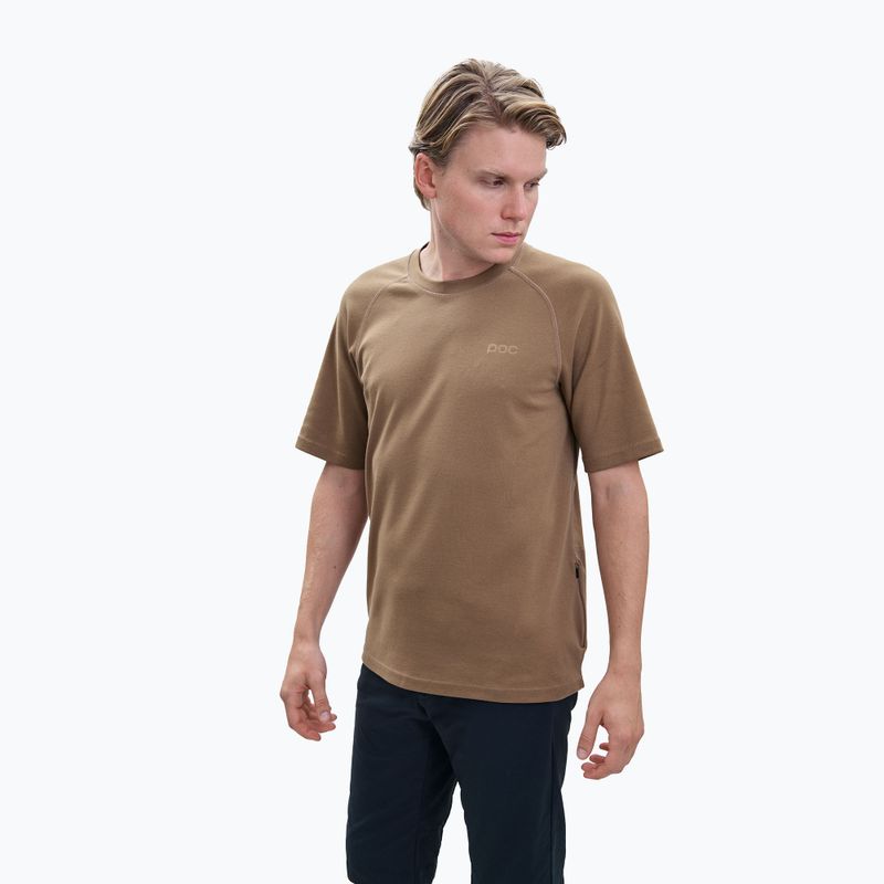 Pánske trekingové tričko POC Poise jasper brown