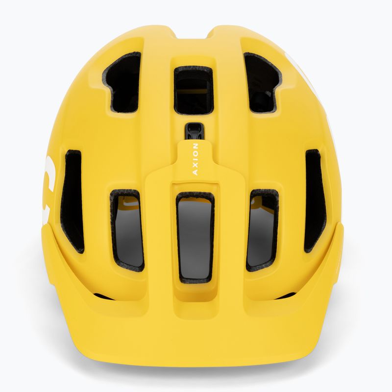 Cyklistická prilba POC Axion Race MIPS aventurine yellow matt 2