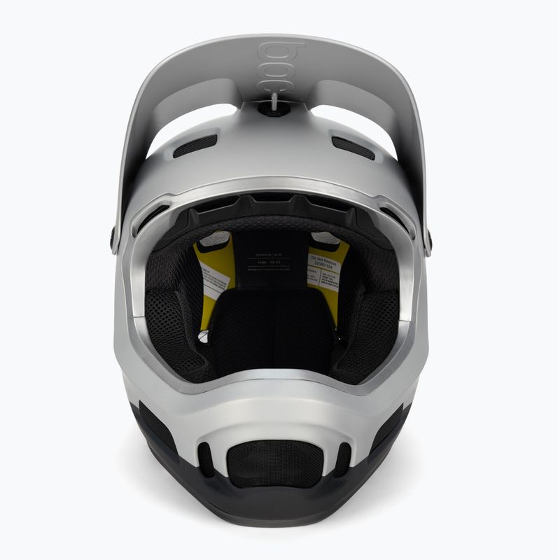 Cyklistická prilba POC Coron Air MIPS argentite silver/uranium black matt 2