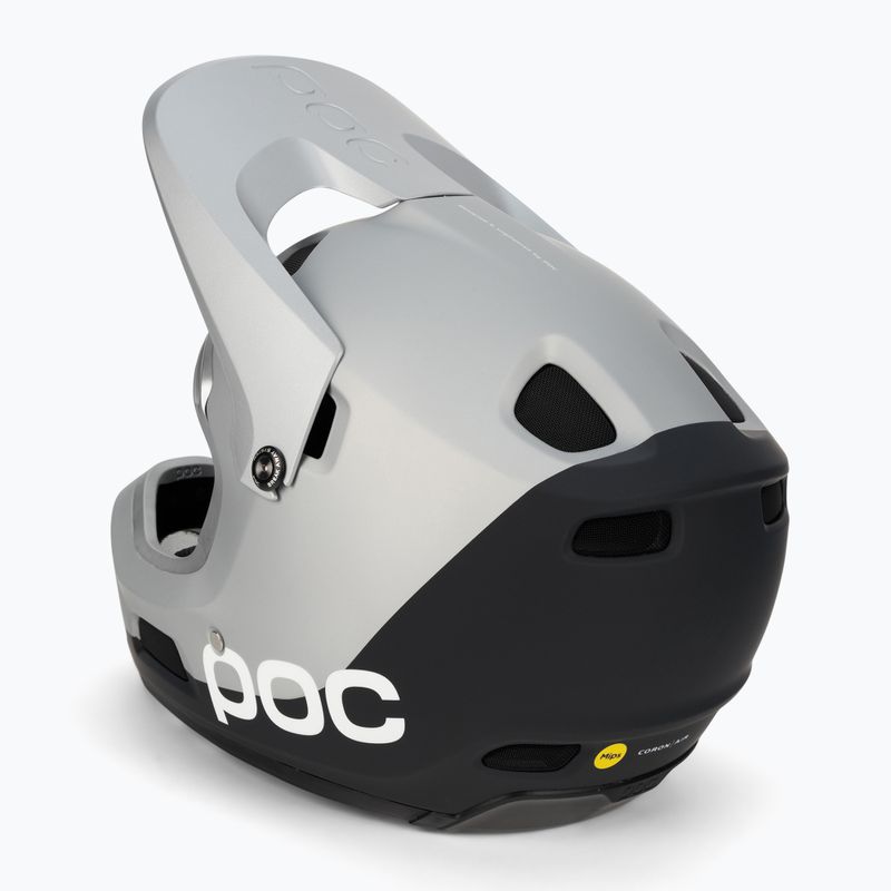 Cyklistická prilba POC Coron Air MIPS argentite silver/uranium black matt 4