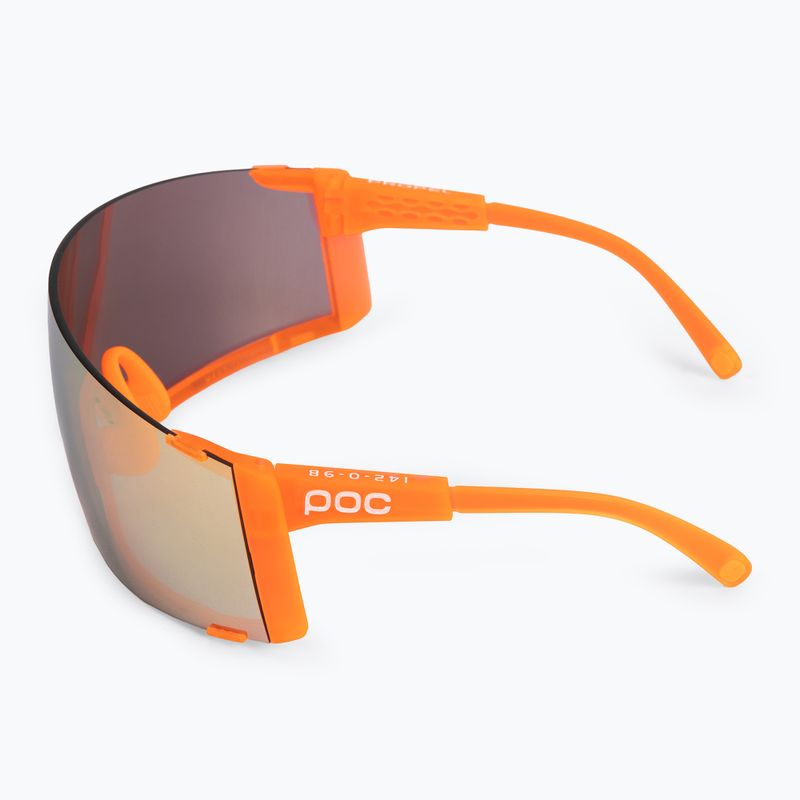 Cyklistické okuliare POC Propel fluorescent orange translucent/clarity road gold 5