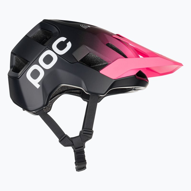 Cyklistická prilba POC Kortal Race MIPS fluorescenčná ružová/uranium čierna matná 4