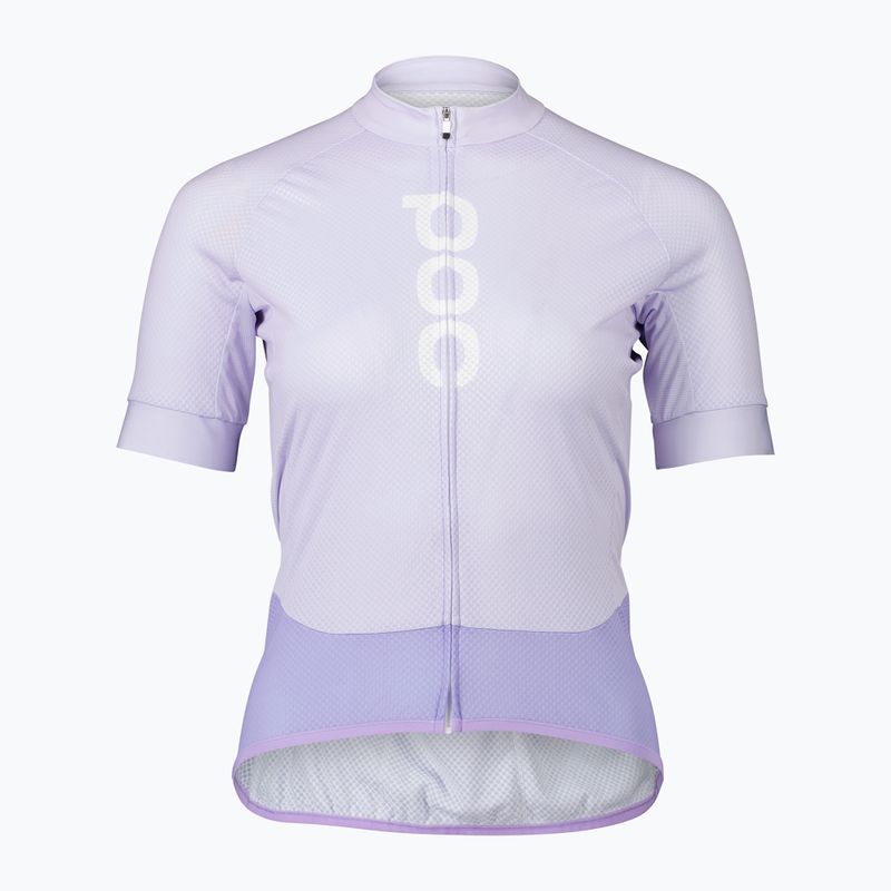 Dámsky cyklistický dres POC Essential Road Logo purple amethyst/purple quartz