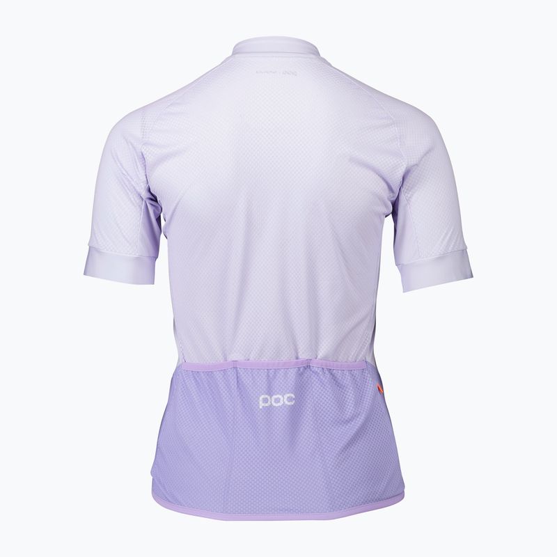 Dámsky cyklistický dres POC Essential Road Logo purple amethyst/purple quartz 2
