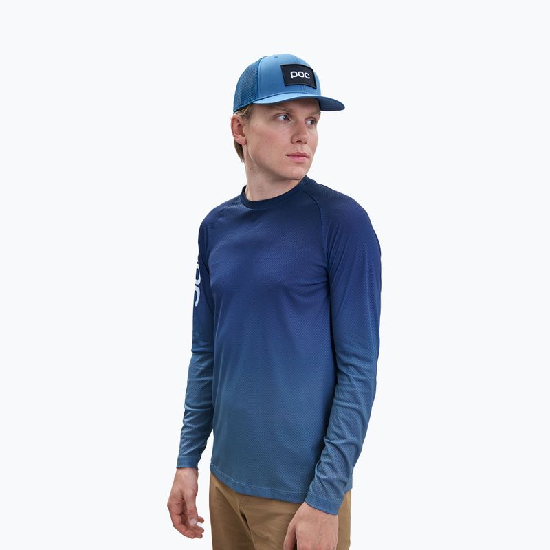 Pánske cyklistické oblečenie s dlhým rukávom POC Essential MTB Lite gradient turmaline navy
