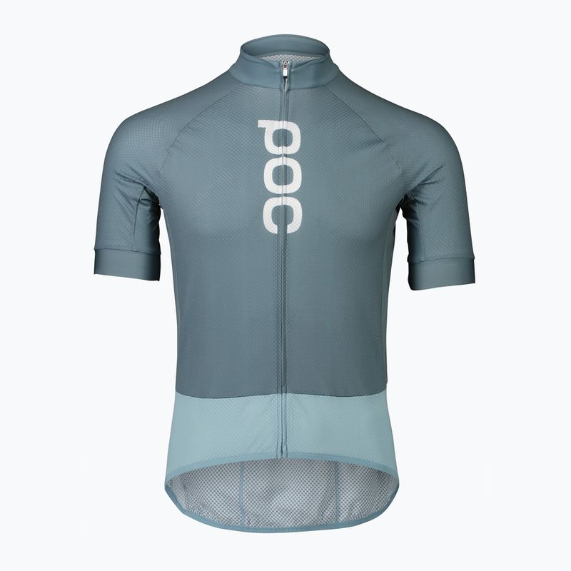 Pánsky cyklistický dres POC Essential Road Logo calcite blue/mineral blue 4