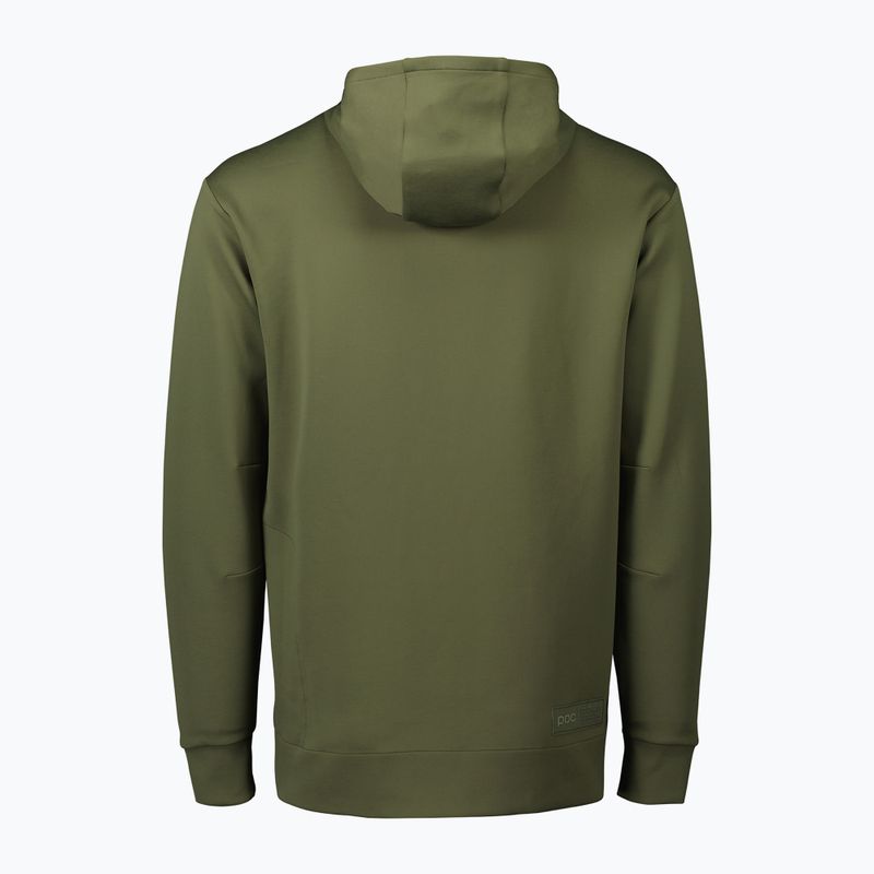 Pánska trekingová mikina POC Poise Hoodie epidote green 5