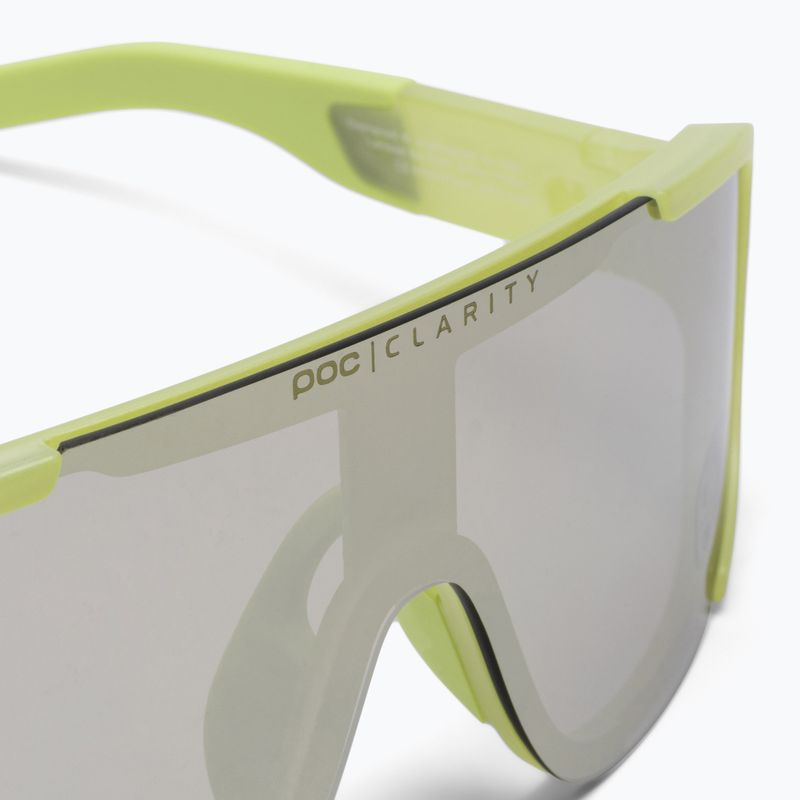 Cyklistické okuliare POC Aspire lemon calcite translucent/clarity define silver 4