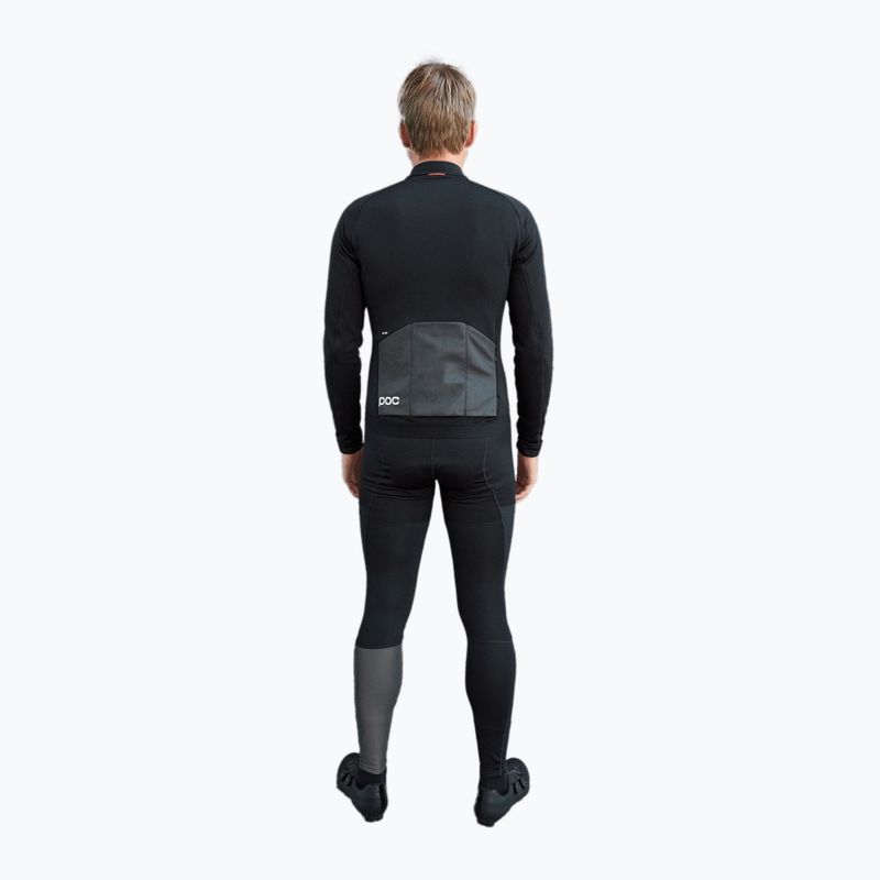 Pánska cyklistická bunda POC Thermal uranium black 9