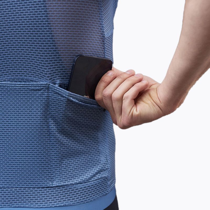 Pánsky cyklistický dres POC Air calcite blue/turmaline navy 6