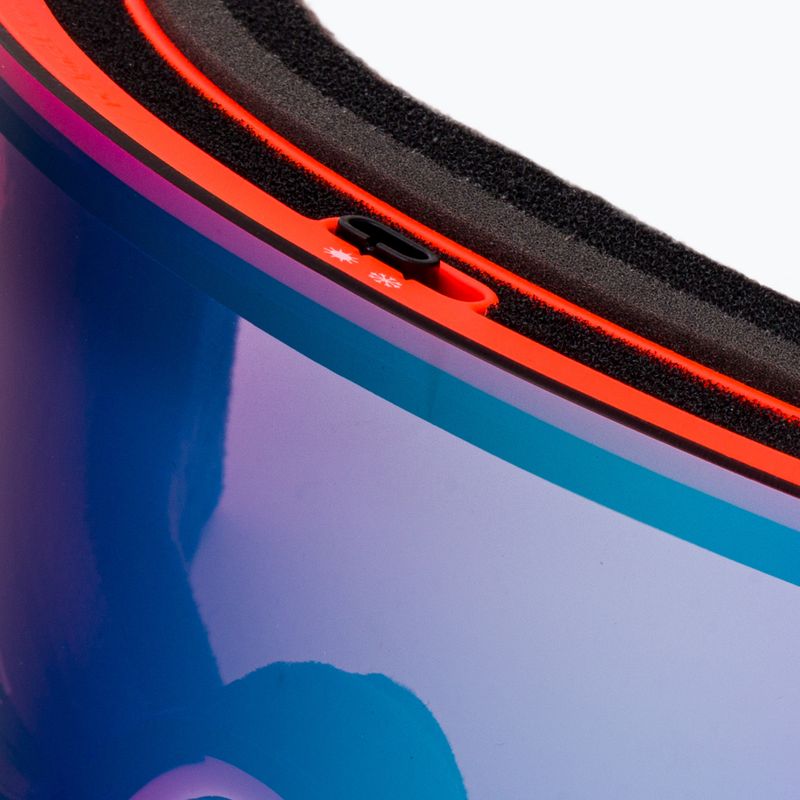 Lyžiarske okuliare POC Nexal Clarity Comp fluorescent orange/hydrogen white/spektris blue 7