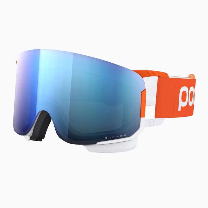 Lyžiarske okuliare POC Nexal Clarity Comp fluorescent orange/hydrogen white/spektris blue 8