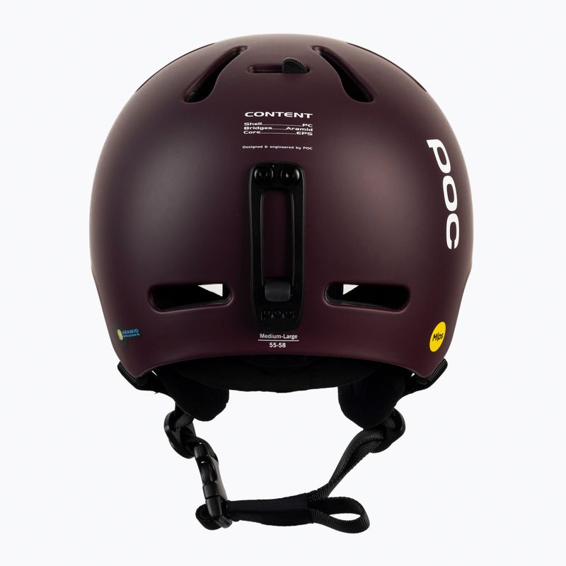 Lyžiarska prilba POC Fornix MIPS garnet red matt 3
