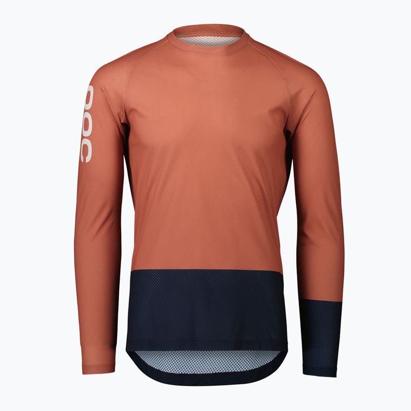 Pánske cyklistické oblečenie s dlhým rukávom POC MTB Pure himalayan salt/turmaline navy