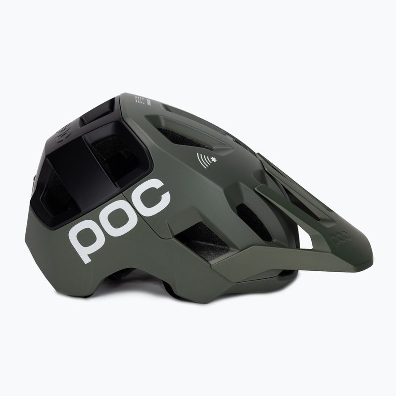 Cyklistická prilba POC Kortal Race MIPS epidote green/uranium black metallic/matt 3