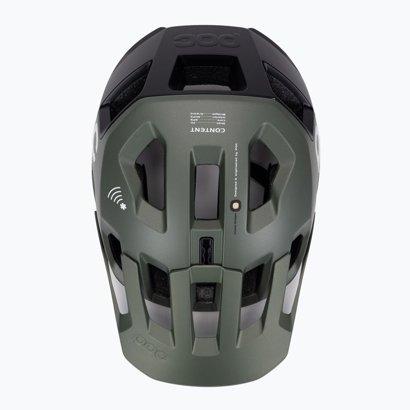 Cyklistická prilba POC Kortal Race MIPS epidote green/uranium black metallic/matt 6