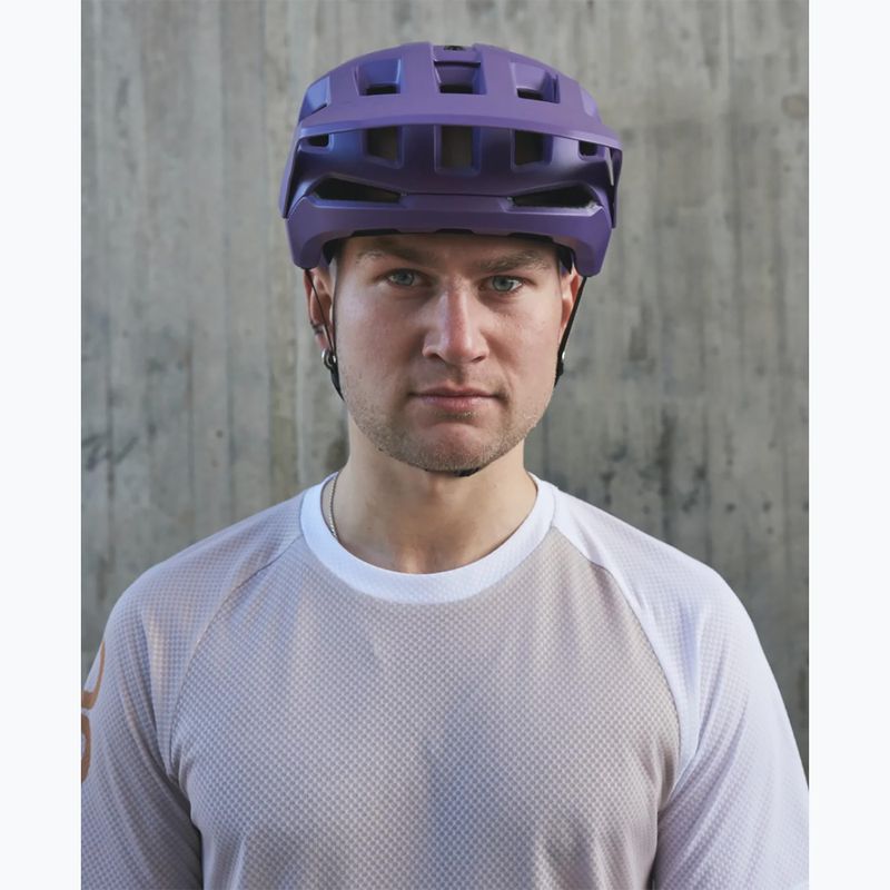 Cyklistická prilba POC Kortal Race MIPS purple/uranium black metallic matt 7