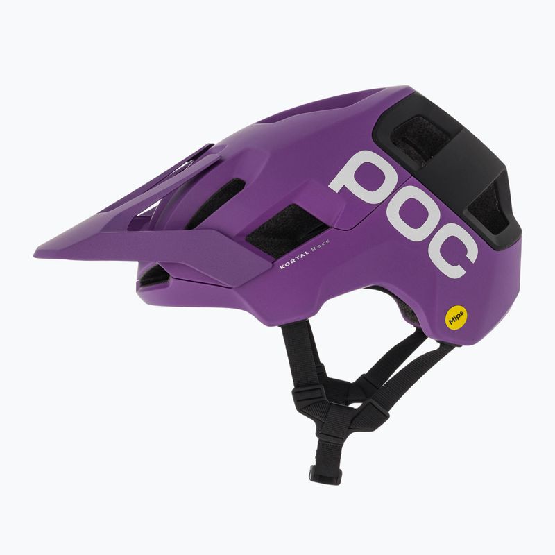 Cyklistická prilba POC Kortal Race MIPS purple/uranium black metallic matt 5