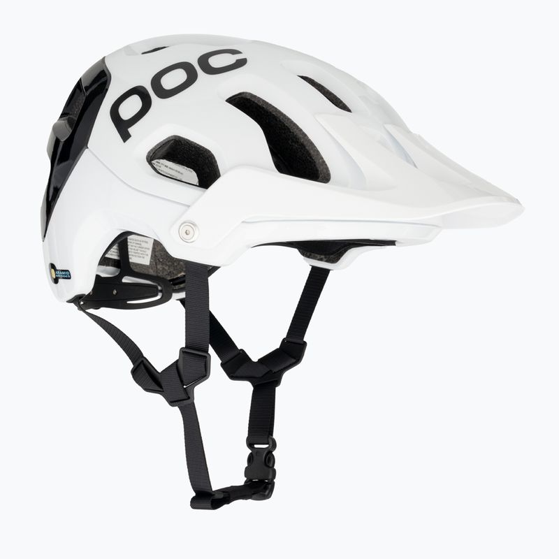 MTB cyklistická prilba POC Tectal Race MIPS hydrogen white/uranium black