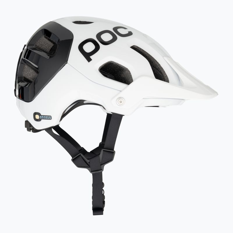 MTB cyklistická prilba POC Tectal Race MIPS hydrogen white/uranium black 4