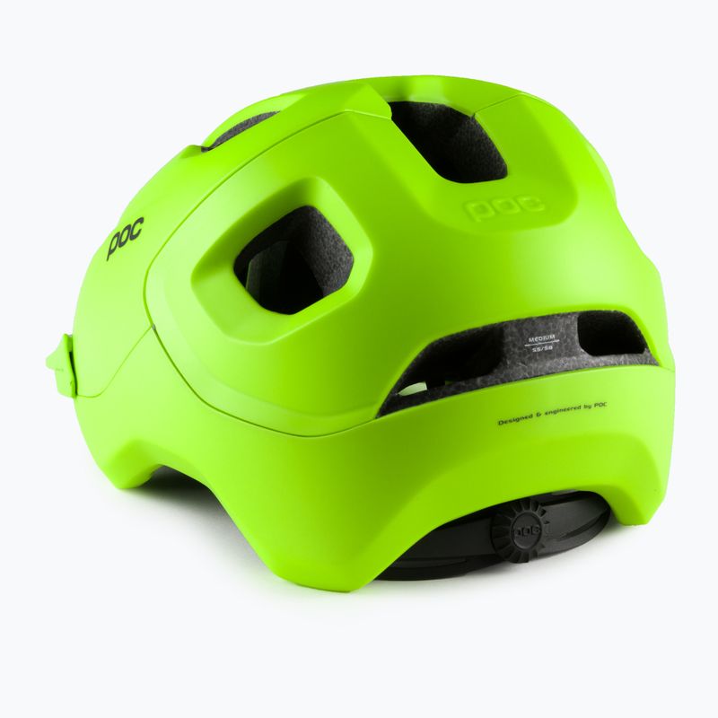 Cyklistická prilba POC Axion fluorescent yellow/green matt 4