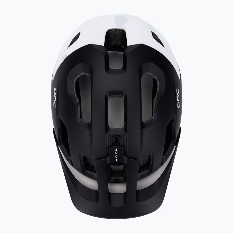 Cyklistická prilba POC Axion Race MIPS uranium black matt/hydrogen white 6