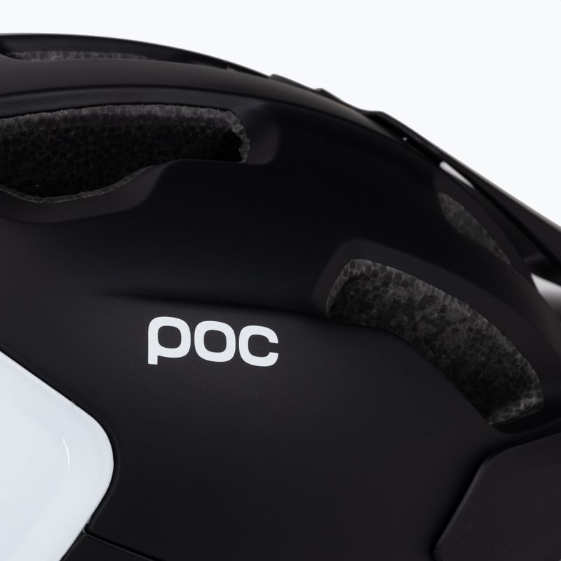 Cyklistická prilba POC Axion Race MIPS uranium black matt/hydrogen white 7