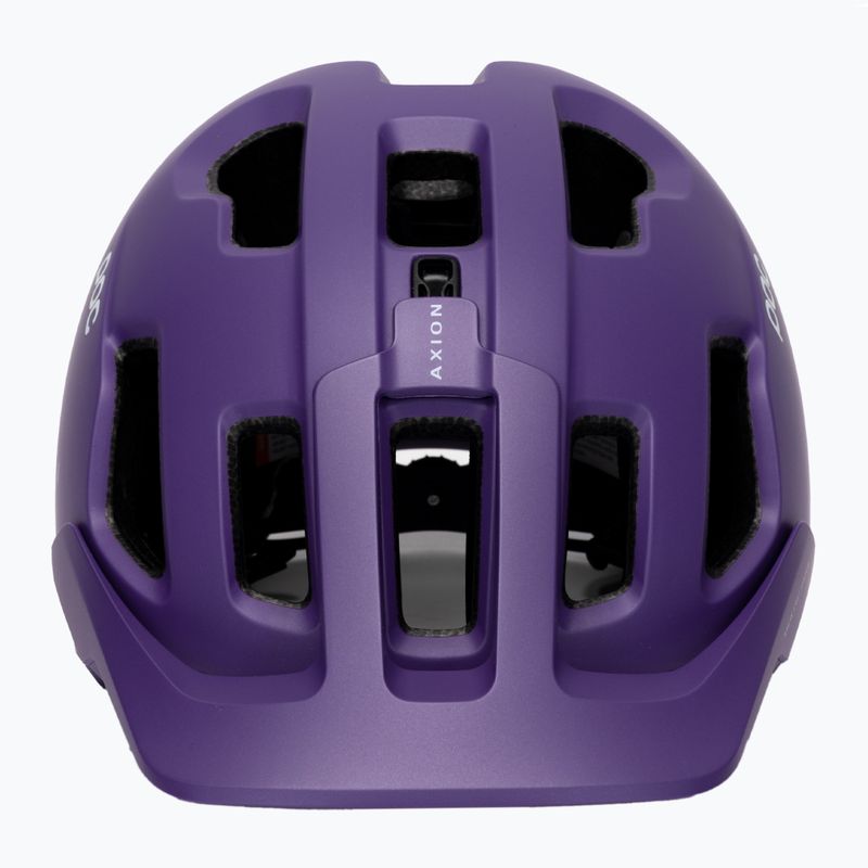 Cyklistická prilba POC Axion Race MIPS sapphire purple/uranium black metallic/matt 2