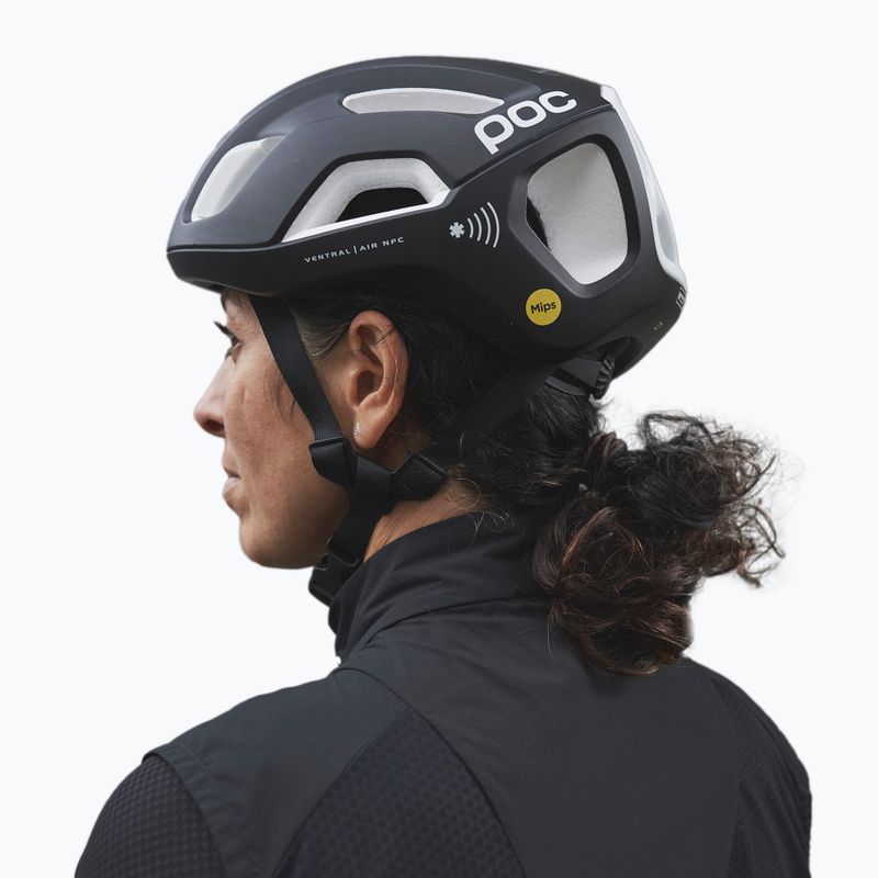 Cyklistická prilba POC Ventral Air MIPS NFC uranium black/hydrogen white matt 6