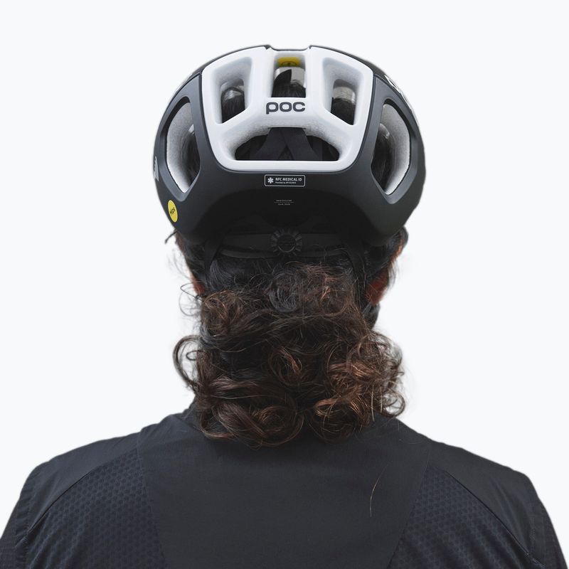 Cyklistická prilba POC Ventral Air MIPS NFC uranium black/hydrogen white matt 7