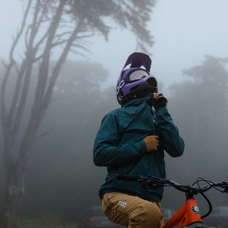 Pánska cyklistická bunda POC Motion Rain dioptase blue 8