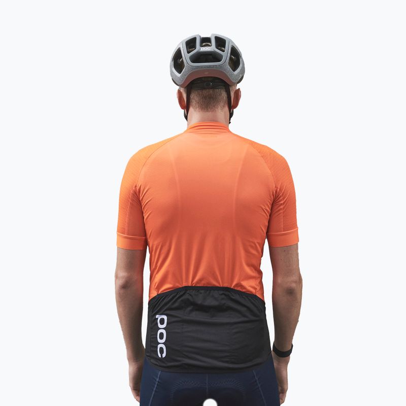 Pánsky cyklistický dres POC Essential Road poc o zink orange 2
