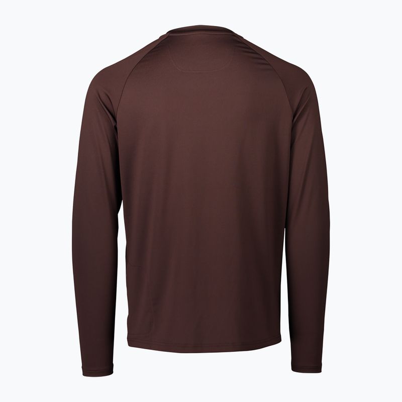 Pánske cyklistické oblečenie s dlhým rukávom POC Reform Enduro Jersey axinite brown 4