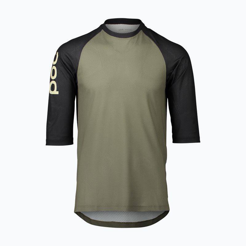 Pánsky cyklistický dres POC MTB Pure 3/4 epidote green/uranium black