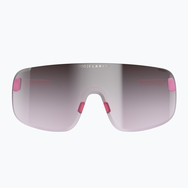 Cyklistické okuliare POC Elicit actinium pink translucent/clarity road silver 2