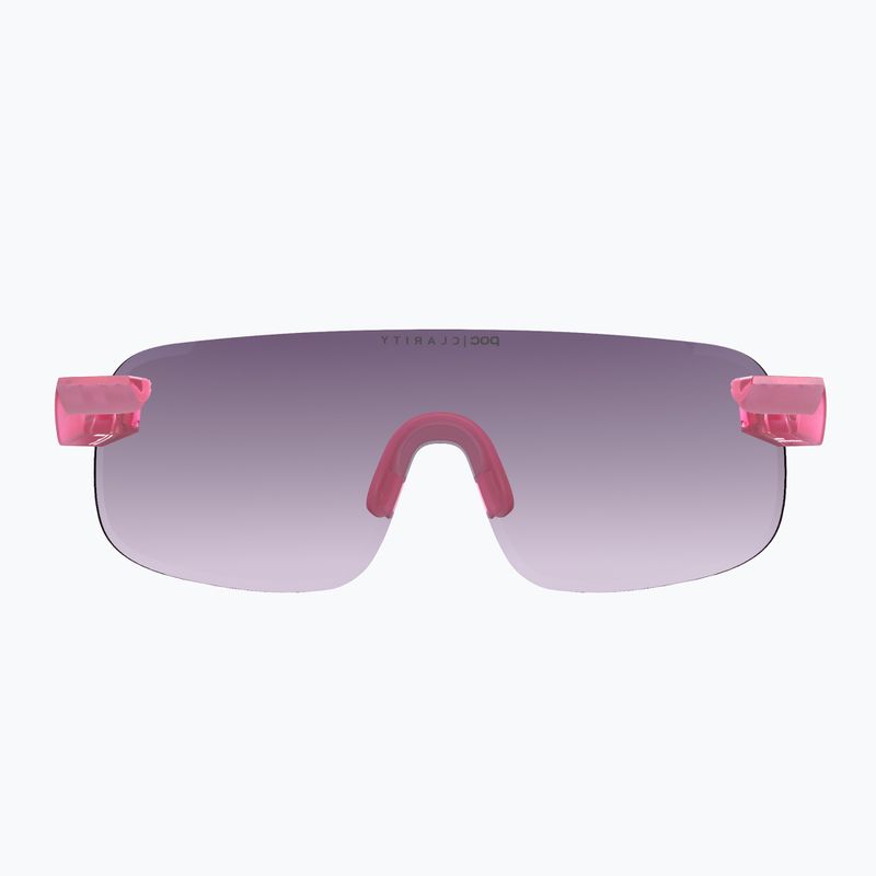 Cyklistické okuliare POC Elicit actinium pink translucent/clarity road silver 3